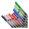 Bic Marker Pen, Assorted Ink, Porous, PK10 FPINFAP10-AST